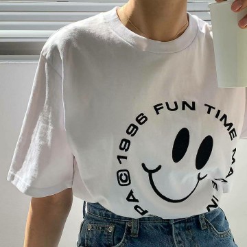 PLAYBUTTON S/S 2021 女裝哈哈笑上衣 (3色)